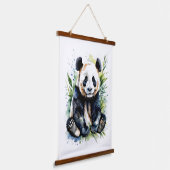 Tapisserie Suspendue Belle aquarelle Panda Bear (Angulaire)