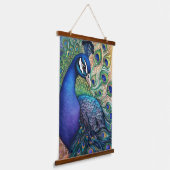 Tapisserie Suspendue Belle aquarelle Peacock (Angulaire)