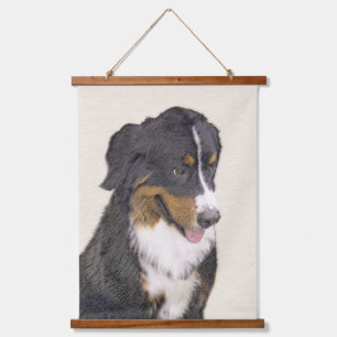 Tapisserie Suspendue Bernese Mountain Dog 2 Peinture - Joli Original Do