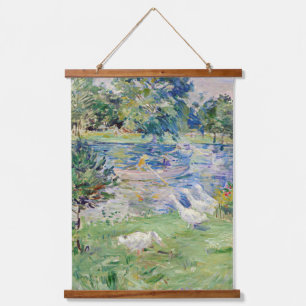 Tapisserie Suspendue Berthe Morisot - Jeune fille dans un bateau avec d