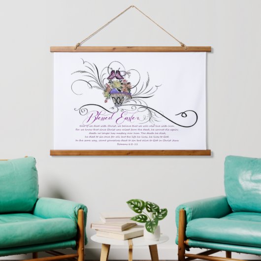 Tapisserie Suspendue Bienheureux Pâques (Salon)