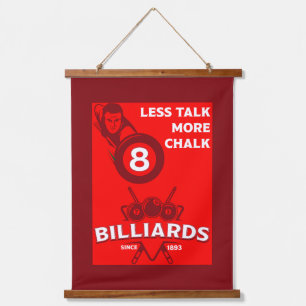 Tapisserie Suspendue Billards de poche vintage