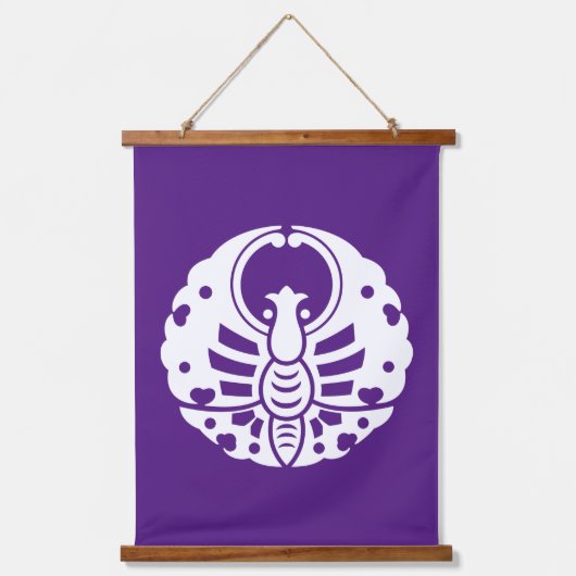 Tapisserie Suspendue Bizen papillon (Recto)