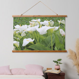 Tapisserie Suspendue Blanc Calla Lily