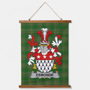 Tapisserie Suspendue Blason de famille Esmonde irlandais Crête de famil
