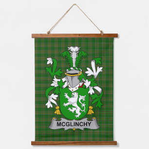 Tapisserie Suspendue Blason de famille McGlinchy ou McGlinchey Irlandai