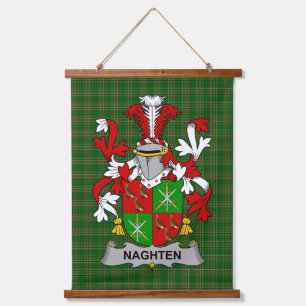 Tapisserie Suspendue Blason de famille Naghten ou O_Naghten Irlandais C