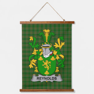 Tapisserie Suspendue Blason de famille Reynolds ou McRannell irlandais