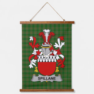 Tapisserie Suspendue Blason de famille Spillane ou O_Spillane irlandais