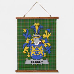 Tapisserie Suspendue Blason de famille Tierney ou O_Tierney irlandais C