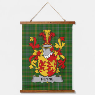 Tapisserie Suspendue Blason de Heyne ou O_Heyne Famille Écossaise ou Ir