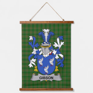 Tapisserie Suspendue Blason de la famille Gibson irlandais