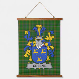 Tapisserie Suspendue Blason de la famille Greene d'Irlande