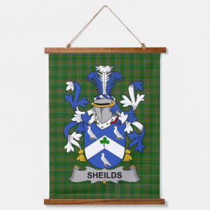 Tapisserie Suspendue Blason de la famille Irish Sheilds