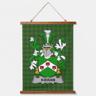 Tapisserie Suspendue Blason de la famille Kieran ou O_Kieran d'Irlande