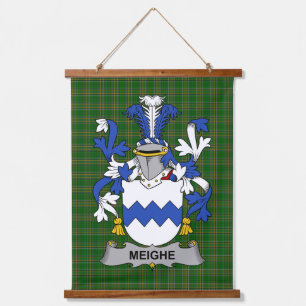 Tapisserie Suspendue Blason de la famille Meighe Armoiries irlandaises