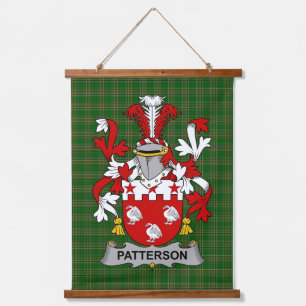 Tapisserie Suspendue Blason de la famille Patterson irlandais
