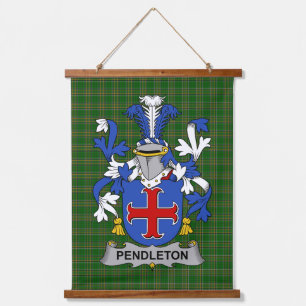 Tapisserie Suspendue Blason de la famille Pendleton irlandais