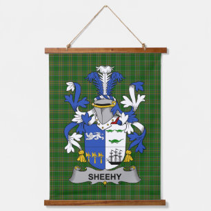 Tapisserie Suspendue Blason de la famille Sheehy ou McSheehy d'Irlande