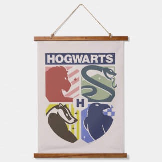 Tapisserie Suspendue Blason timbré vintage HOGWARTS™