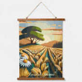 Tapisserie Suspendue Blé à la broche (Recto)