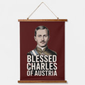 Tapisserie Suspendue Blessed Charles of Austria Catholic Empire  (Recto)