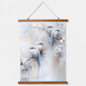 Tapisserie Suspendue Bleus et fleurs (Recto 2)