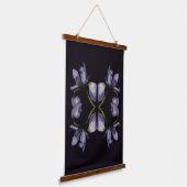 Tapisserie Suspendue Blue Flag Iris Flower Abstract (Angulaire)
