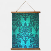 Tapisserie Suspendue Boho Fancy Damask Design coloré (Recto 2)