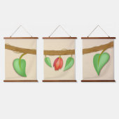 Tapisserie Suspendue Boho Hanging Floral Set Continuous Branch (Tripler)