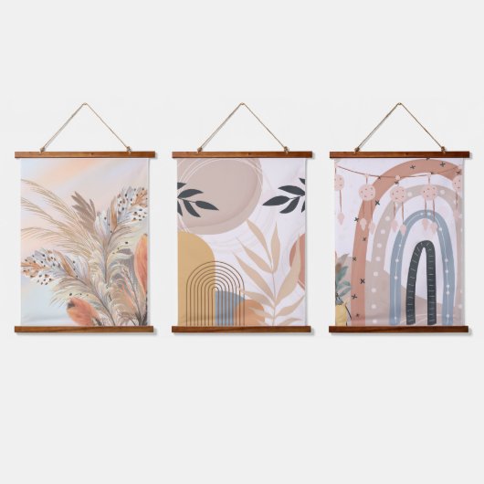 Tapisserie Suspendue Boho Wall Art (Tripler)
