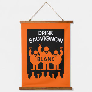 Tapisserie Suspendue Boisson de vin Sauvignon Blanc