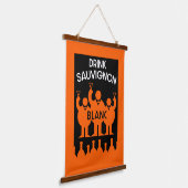 Tapisserie Suspendue Boisson de vin Sauvignon Blanc (Angulaire)