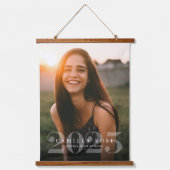 Tapisserie Suspendue Bold Elegance 2024 Graduation Photo Faire-part (Recto)