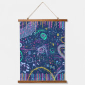 Tapisserie Suspendue Bold Explorer: Abstract Maximalism  (Recto)