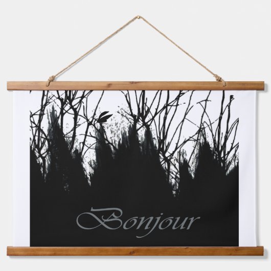 Tapisserie Suspendue Bonjour (Devant)