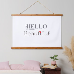 Tapisserie Suspendue BONJOUR Beau Cadeau Upliftant pour Elle