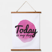 Tapisserie Suspendue bonnes vibes mots pour l'amour de soi et l'autosoi (Recto)