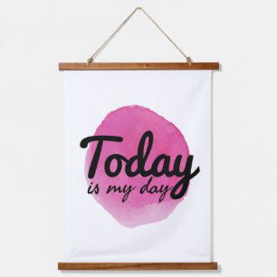 Tapisserie Suspendue bonnes vibes mots pour l'amour de soi et l'autosoi