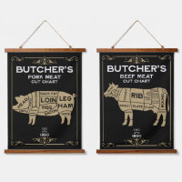 Bouchers vintages Définir la découpe de viande