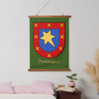 Bouclier héraldique antique de Dominguez