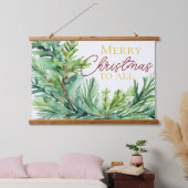 Tapisserie Suspendue Branche À feuillage persistant de Noël (Chambre à coucher)