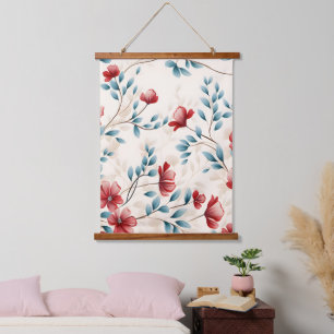 Tapisserie Suspendue Branche florale botanique élégante