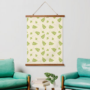 Tapisserie Suspendue Branches vertes Feuilles sans couture