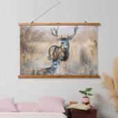 Tapisserie Suspendue Buck Couple | Mule Deer (Chambre à coucher)