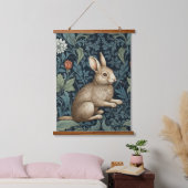 Tapisserie Suspendue Bunny dans la forêt Art nouveau (Chambre à coucher)