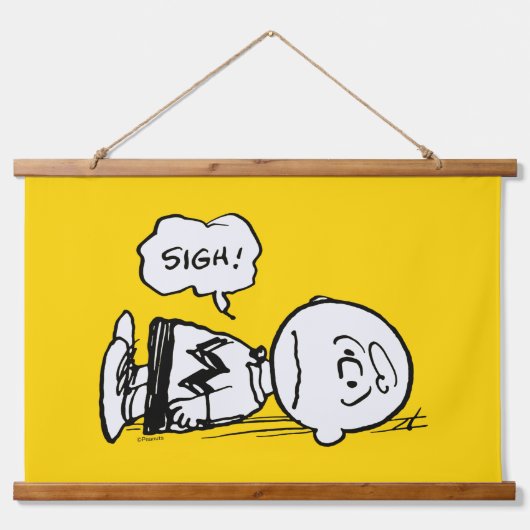 Tapisserie Suspendue cacahuètes | Charlie Brown est en panne (Devant)
