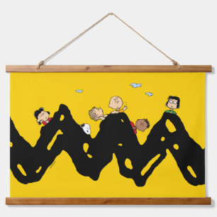 Tapisserie Suspendue cacahuètes La Bande sur le Zig Zag