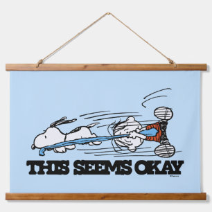 Tapisserie Suspendue cacahuètes Snoopy & Linus