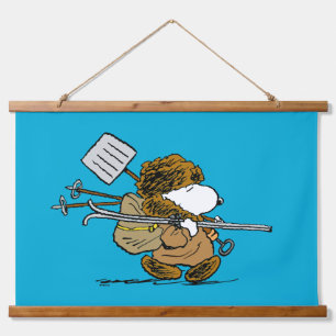 Tapisserie Suspendue cacahuètes   Snoopy Snow Warrior